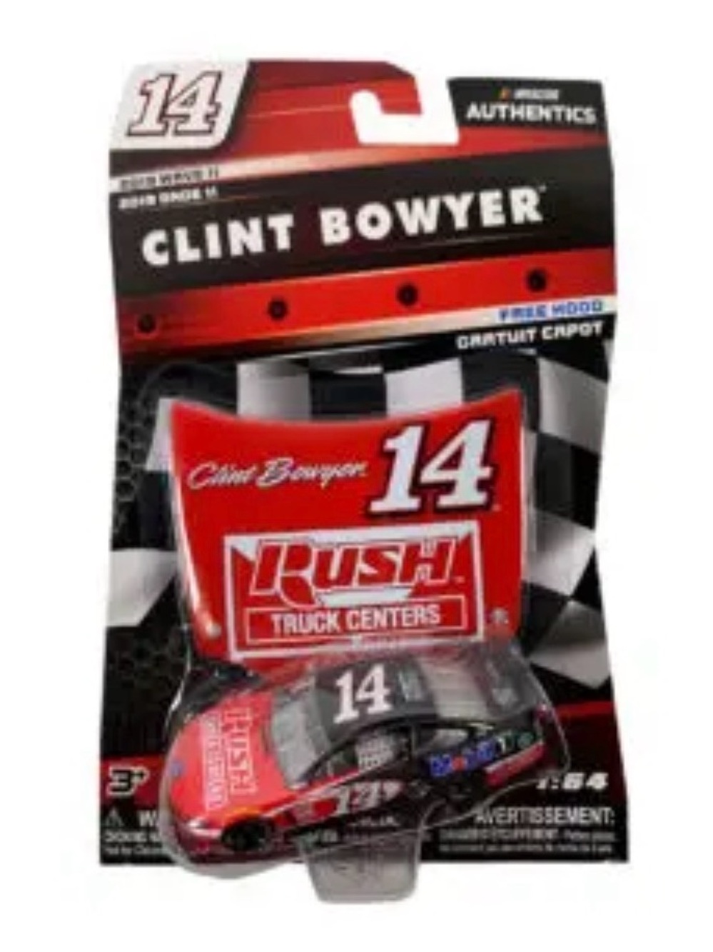 NWT NASCAR Lionel Clint Bowyer 14 Rush Trucks Throwback 2019 WAVE 11